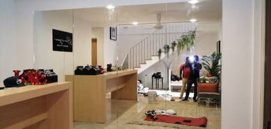 INSTALL MIRROR l pasang cermin dinding 6mm