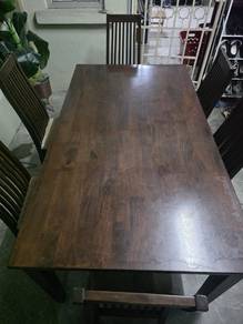 Meja Makan 6 Kerusi