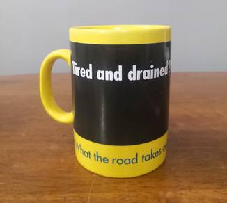 Shell Helix tired and drained mug