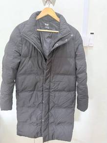 UNIQLO Long Puffer / Down Style Coat – Grey