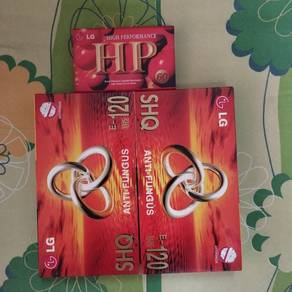 Blank VHS tape & blank kaset vintage baru (SEALED)