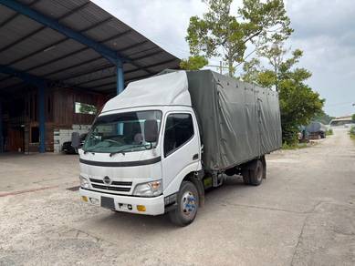 17 Kaki Hino XZU423R Wooden Cargo With Steel Pagar