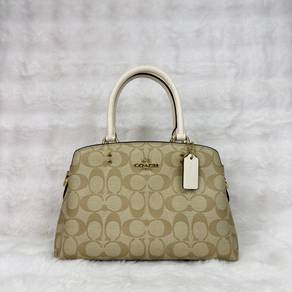 Coach Lillie Brown Beige Bag