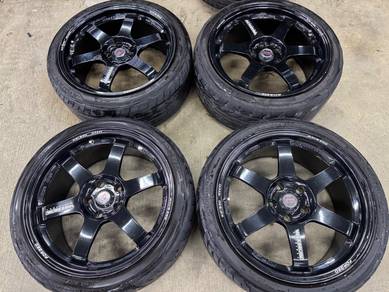 Sport rim second 18 TE37 Thailand siap tayar civic