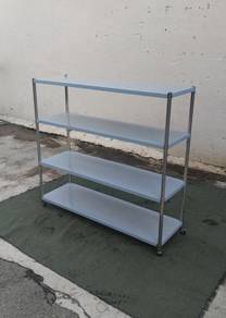 YE23W Rak Keluli 4 Tier 4' Stainless Steel Rack