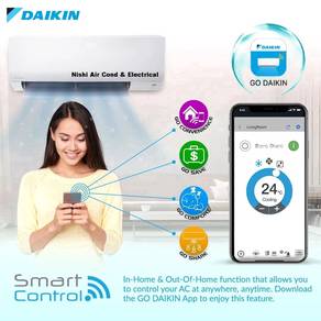 Daikin 2hp Aircond +install