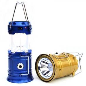 Solar Rechargeable Lampu LED Light Camping