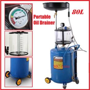 Oil Drainer Waste Tank Pneumatic Extractor 80L