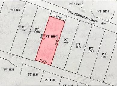 Residential Land in Alor Gajah, MLK