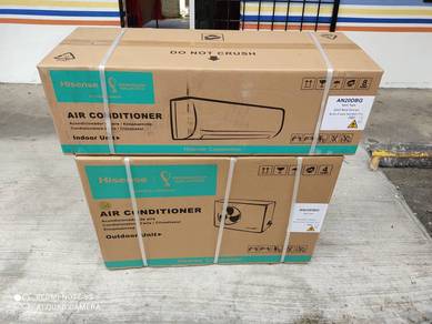Aircond Hisense 1hp siap pemasangan S444