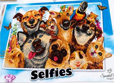 Beautiful Diamond Painting On Pets - For Sale