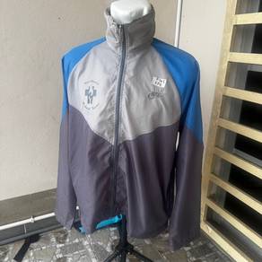 VINTAGE NIKE BLUE TWO TONE GREY WINDBREAKER JACKEt
