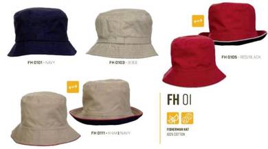 Fisherman Hat 100% Cotton Plain FH01XX