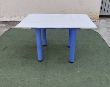 B692 Meja 3 x 2 Feet Table Metal Leg