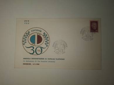 FDC Stamp Turkiye 1988 - Anatolian University