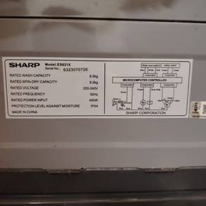 Washing Machine SHARP 8.5KG