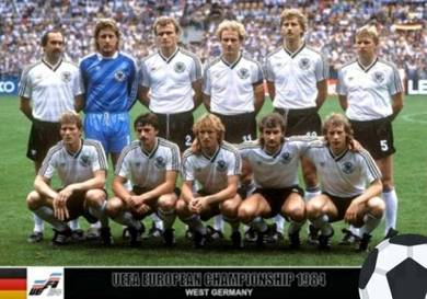 Rare vintage Jersey west Germany UEFA EURO 1984
