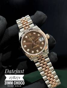Rolex Datejust 31mm 278271 Chocolate diamond