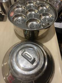 Stainless steel Medium Idli Pot 28cm (7 Kuli)