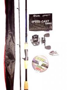 Shakespeare rod combo awashima speed cast reel
