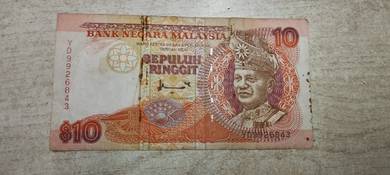 10 ringgit note ( 1300RM)