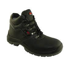 Safety Shoes Rhino Mid Cut Lace Up Black WPB201SP