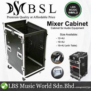 BSL 12 16 with 4U Mixer Mount Cabinet Workstation