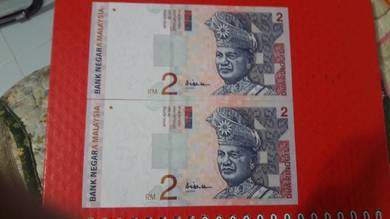 Malaysia RM2 prefix DP signed Ali Abul Hassan