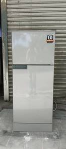 2door fridge sharp refrigerator 160L peti sejuk