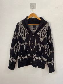 AZUL by moussy Vintage Pattern Knit Cardigan