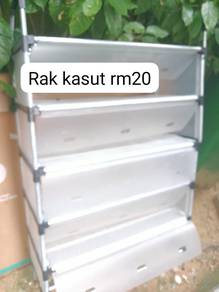 rak.kasut rak troli 