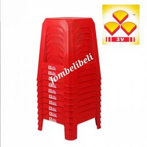 3V PS703 Grad A Quality Square Plastic Stool Chair