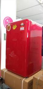 New iSONIC IS170R Vintage Refrigerator - red color