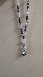 Black and white necklace. 