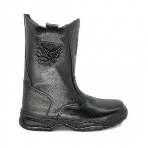 Safe Shoes Black Hammer Men High Black Slip BH2334