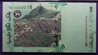 11th series Zeti RM1 low and fancy number PMG66EPQ
