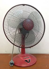 Kipas Meja KDK Panasonic Table Fan Red 40cm 16" L