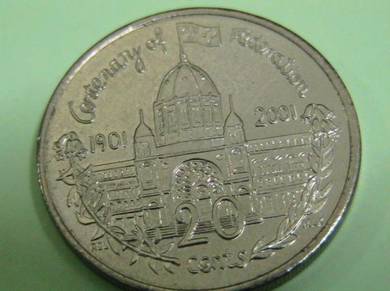 20 Cents 2001 - Australia (H)