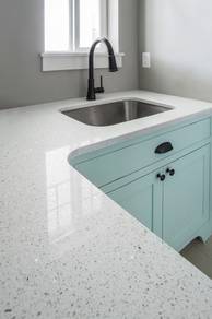 Quartz Kitchen And Island Bar Top