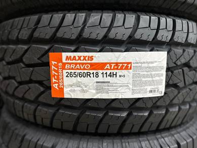 265/60/18 Maxxis Bravo AT-771 Tyre 2026 Tayar