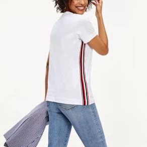 TOMMY HILFIGER Signature Tape Pure Cotton T-Shirt
