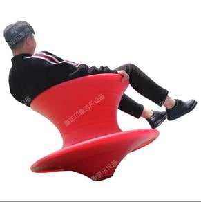RED SPUN Chair 360 Spinning Lounge Indoor Outdoor