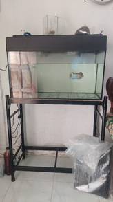 akuarium 2.5kaki siap filter box 