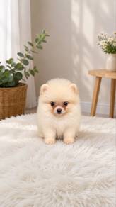 Pomeranian Cream Tiny Female Puppy PROMO