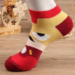 IRON MAN SUPERHERO CARTOON SHOES ANKLE SOCKs 🔥