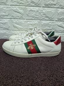 Uk8 Gucci Ace Bee Sneakers