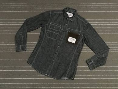Harris Tweed hand Woven chambray M