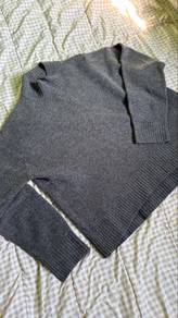 Uniqlo Baggy Knitwear Grey Color