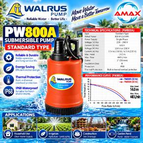 WALRUS Standard Type Submersible Pump PW800A