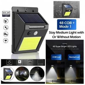 48 COB LED SOLAR LAMPU MOTION SENSOR LAMP LiGHT
